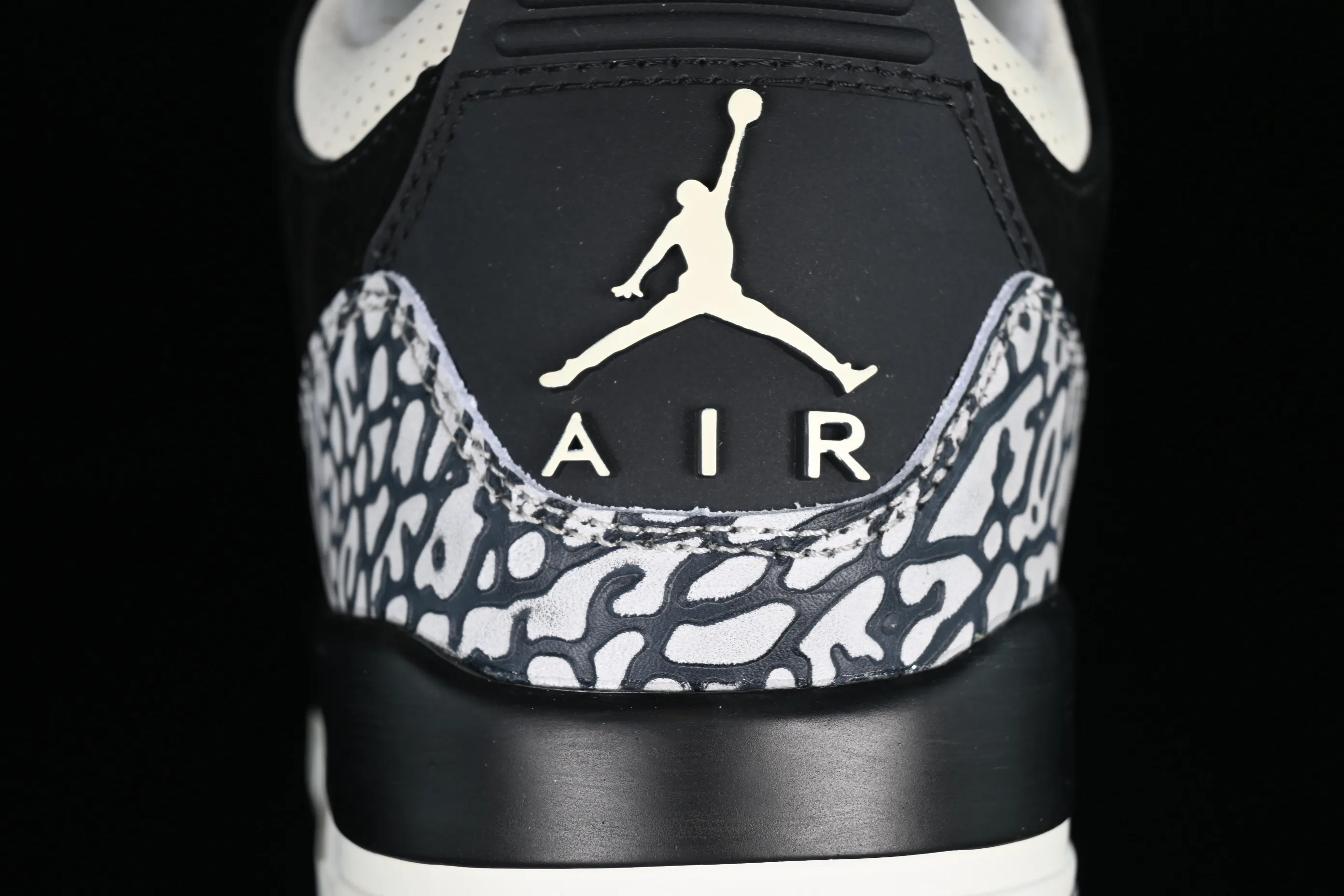 All categories Air Jordan Jordan series basketball shoes Air Jordan 3 Air Jordan 3 Retro "Off Noir" AJ3 Joe 3 old black cement CK9246-001